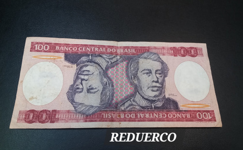 Billete 100 Cruzeiros Duque De Caxais Aceptable E (Usado)