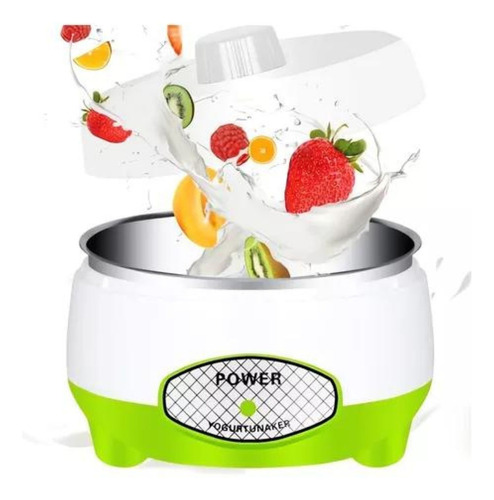 Mini Maquina Electrica Preparacion Fermenta Leche Yogurt Color Verde Frecuencia 15 W 15W