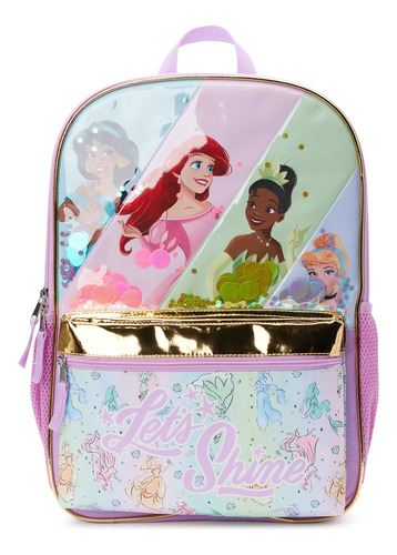 Maletin Morral Niñas Princesas Disney Sirenita Jazmin