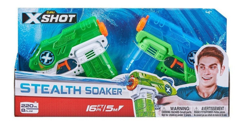 Imagen 1 de 6 de X-shot Stealth Soaker Pistola Agua Lanza 5 Metros Art 01227