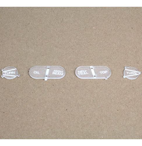 Visor Acrílico Identificador Painel Honda Cbx 750 F 86 A 90