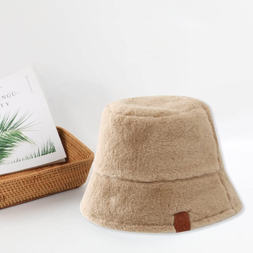 Gorro Pescador De Felpa Para Mujer, Gorro De Pescador Cálido