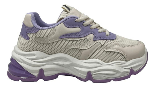 Zapatilla Purpura Plataforma Mujer Z24-h-10