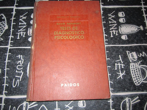 Test De Diagnostico Psicologico - David Rapaport - Paidos