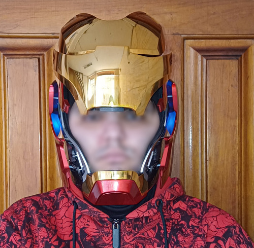 Capacete Comando Voz Iron Man Mk50 Homem De Ferro Sem Juros
