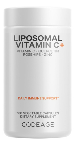 Codeage Vitamina C Liposomal 180 Capsulas Sabor Sin Sabor
