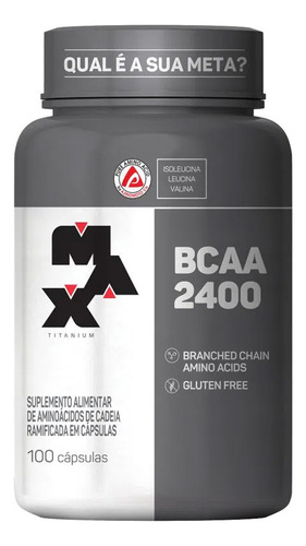 Bcaa 2400 100 Caps Max Titanium
