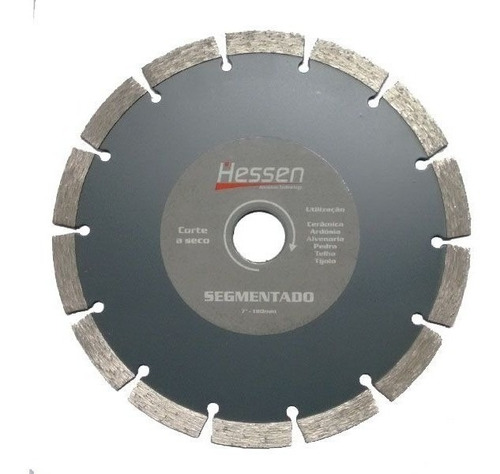 Disco Diamantado Segmentado P/ Concreto 180 Mm Hessen