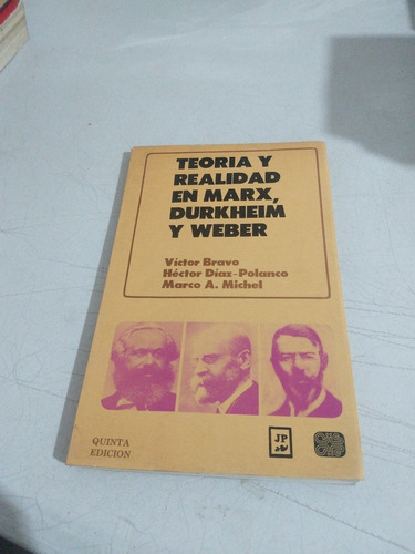 Teoría Y Realidad En Marx Durkheim Y Weber Victor Bravo Héct