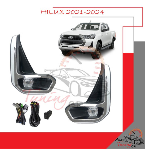Halogenos Led Toyota Hilux 2021-2024