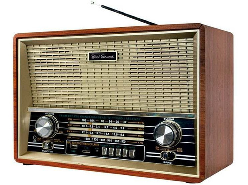 Radio Bluetooth Inalámbrico Retro Grund 1940 / Marron Oscuro