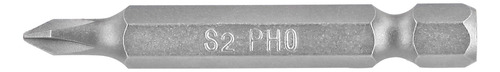 Puntas De Cruz Ph0 Largo 2'' Zanco 1/4'' 5pz Truper 12144