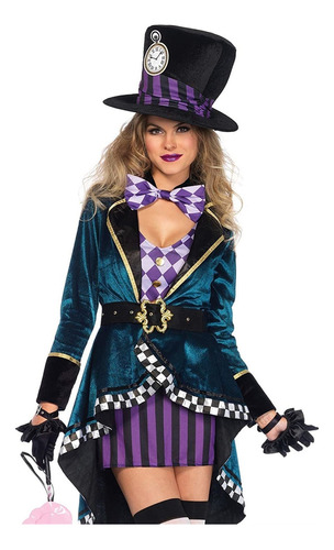 Leg Avenue Women's Delightful Mad Hatter Halloween Costume