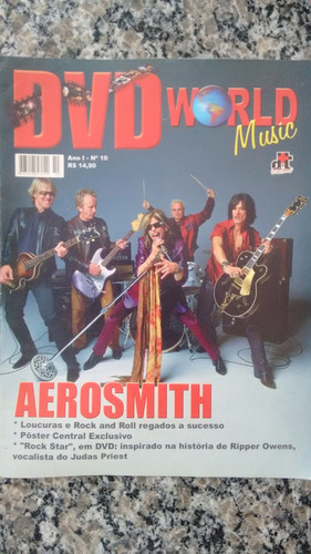 Revista Dvd World Music Aerosmith #10