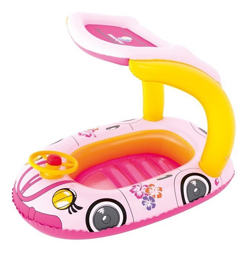 Imagen 3 de 4 de Asiento Auto Con Volante Inflable Bestway 34103 98 X 66cm Pc