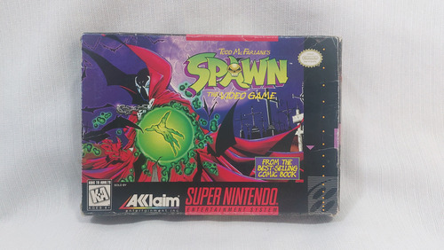 Spawn The Videogame Snes Con Caja E Inserts Sin Manual (Usado)
