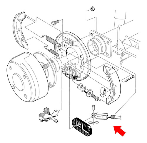 Cable De Freno Para Club Car Precedent 2008-, L+r Driver And