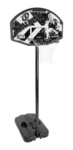 Tablero Basket Jirafa Spalding Alley Oop 44´ Basquet Aro Metal Altura Regulable