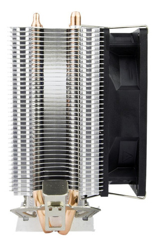 Imagem 5 de 7 de Cpu Cooler Universal Led Azul Com Base Heat-pipes Em Cobre