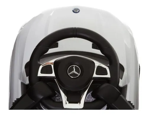 Auto Montable Mercedes Benz Blanco Realista Con Sonidos Ni o