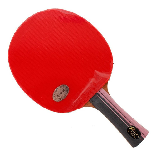 Paleta de ping pong Palio 3 Star roja FL (Cóncavo)