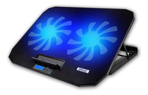 Qonbv Gaming Laptop Cooler Velocidad Ajustable 2 Usb Soporte