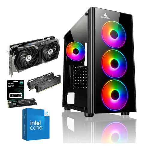 Pc Torre Gamer Cpu Core I5 10400 32ram 512 Ssd Rtx 4070 12gb