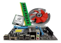 Comprar Kit Placa Mãe 775 + Mem 4gb Ddr3 + Intel Core 2 Duo + Cooler