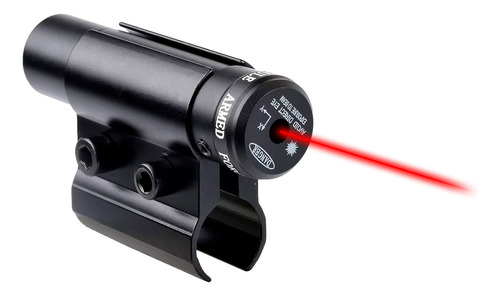Mira Laser Vermelha Fixa Cano + Chumbinho Perfurante 5.5mm