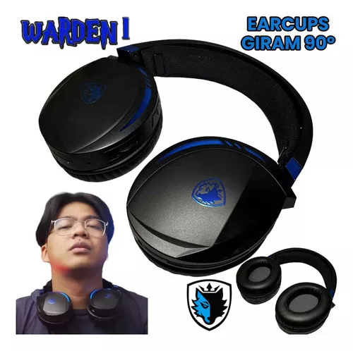 Auriculares inalámbricos para juegos, auriculares inalámbricos de 2.4 GHz  para PC, PS4/PS5, Nintendo Switch, batería larga de hasta 30 horas, sonido