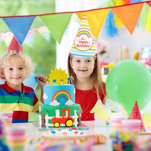 Gorro De Fiesta De Cumpleaños Con Dibujos Animados, Foto, 25