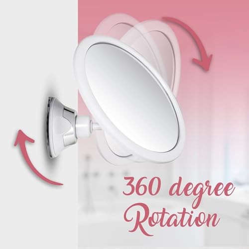 Espejo De Aumento Redondo Mirrorvana 10x Para Aplicar Maquil