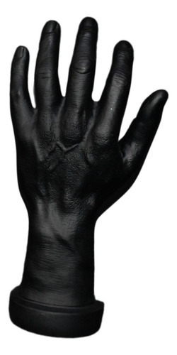 Modelo De Mano Masculina Halloween Fake Negro Mano Izquierda