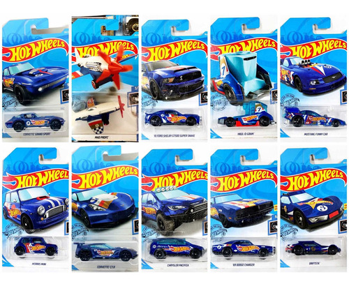 Serie Hot Wheels Race Team 2019 10 Carritos.