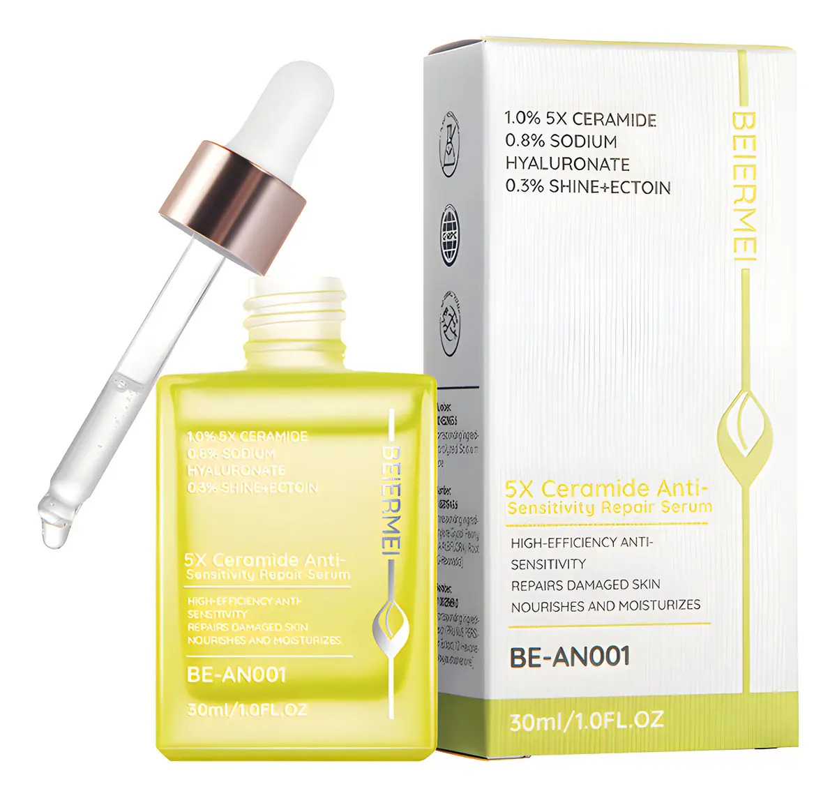 Sérum Facial Anti-Sensibilidade Ceramida Ácido Hialurônico 30ml