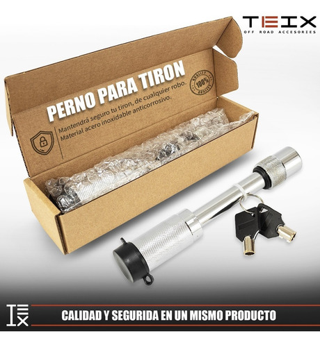 Imagen 4 de 8 de Candado Perno Para Tiron Remolque Universal Teix