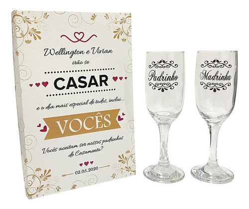 Kit Padrinhos Casamento Lembrancinhas