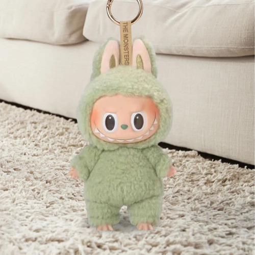 Llaveros De Peluche Y Vinilo Labubu Macaron Monsters, 3 Unid