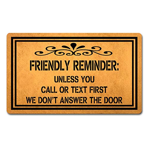 Funny Welcome Mats Anti-slip Door Mats For Entrance Way...