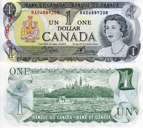 Canadá - 1 Dólar - Año 1973