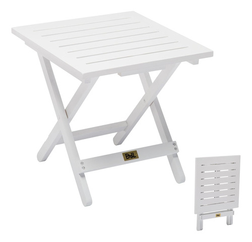 Mesa Auxiliar Plegable De Madera Para Sillas Adirondack, Mes