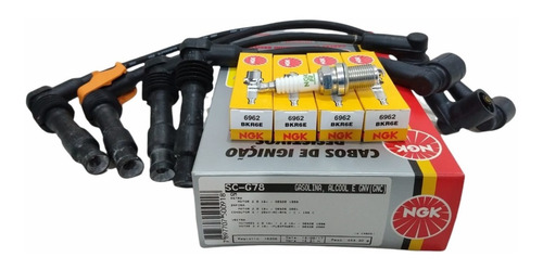 Juego De Cables Y Bujías Ngk Bkr6e Vectra 2.4 16v