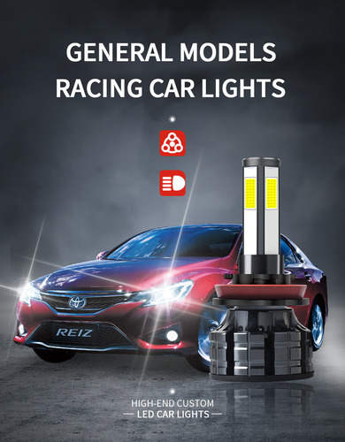 Premium Kit De Focos Faros Csp Led H4 Hb2 9003