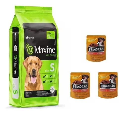 Comida Para Perro Maxine Senior De 7,5 K+3 Pate+envio Gratis