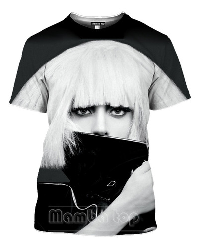 Playera De Manga Corta Con Estampado 3d De Lady Gaga De Mod