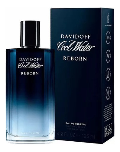 Perfume X 125 Ml Davidoff Cool Water Reborn Hombre Edt