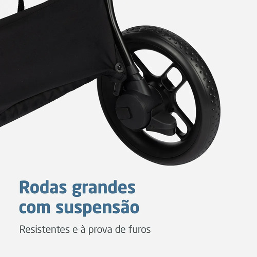 Carrinho De Bebê Maxi-cosi (sem Uso) Anna 3 - Passeio Cinza-escuro Preto (Usado)