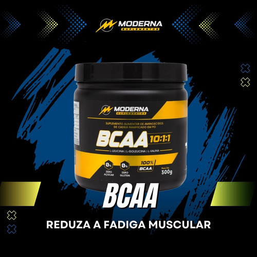 Bcaa Em Pó 10:1:1 - 300g L-leucina, L-isoleucina E L-valina