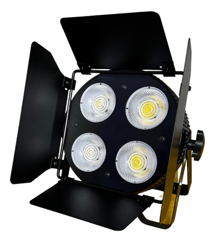 Par Led Cob 200w Branco Quente E Frio Dmx Com Bandoor