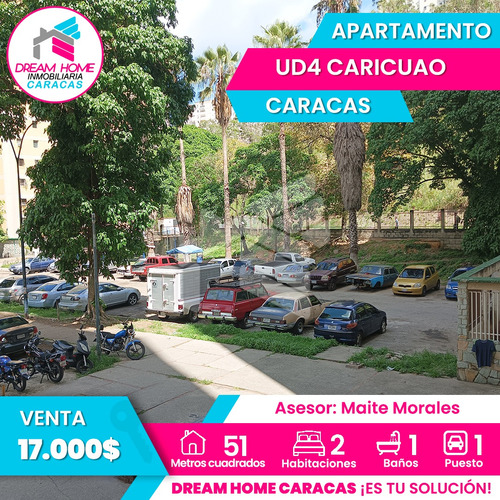 Apartamento En Venta Caricuao Ud4, Queseras Del Medio. 